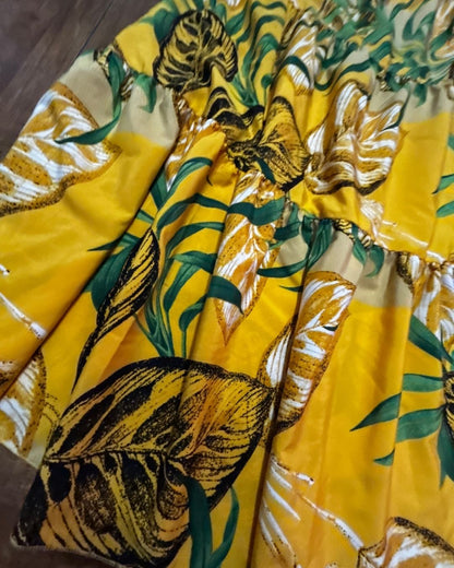 Upcycled Tropical Bandeau and Skirt Set by The Modern Alien, photo 9