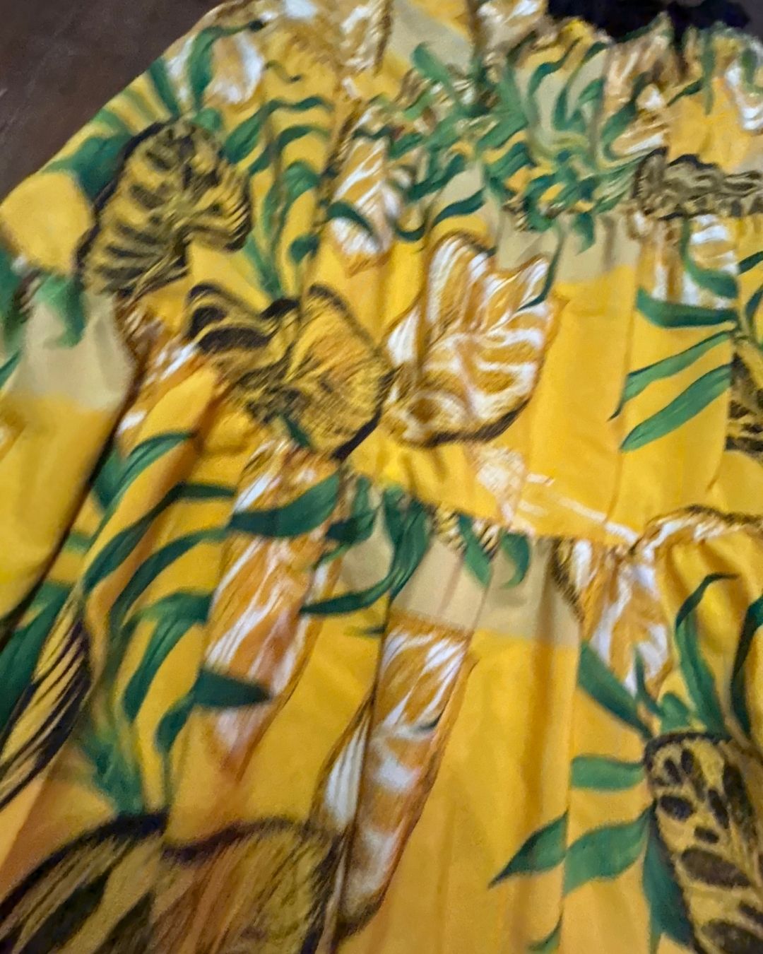 Upcycled Tropical Bandeau and Skirt Set by The Modern Alien, photo 10