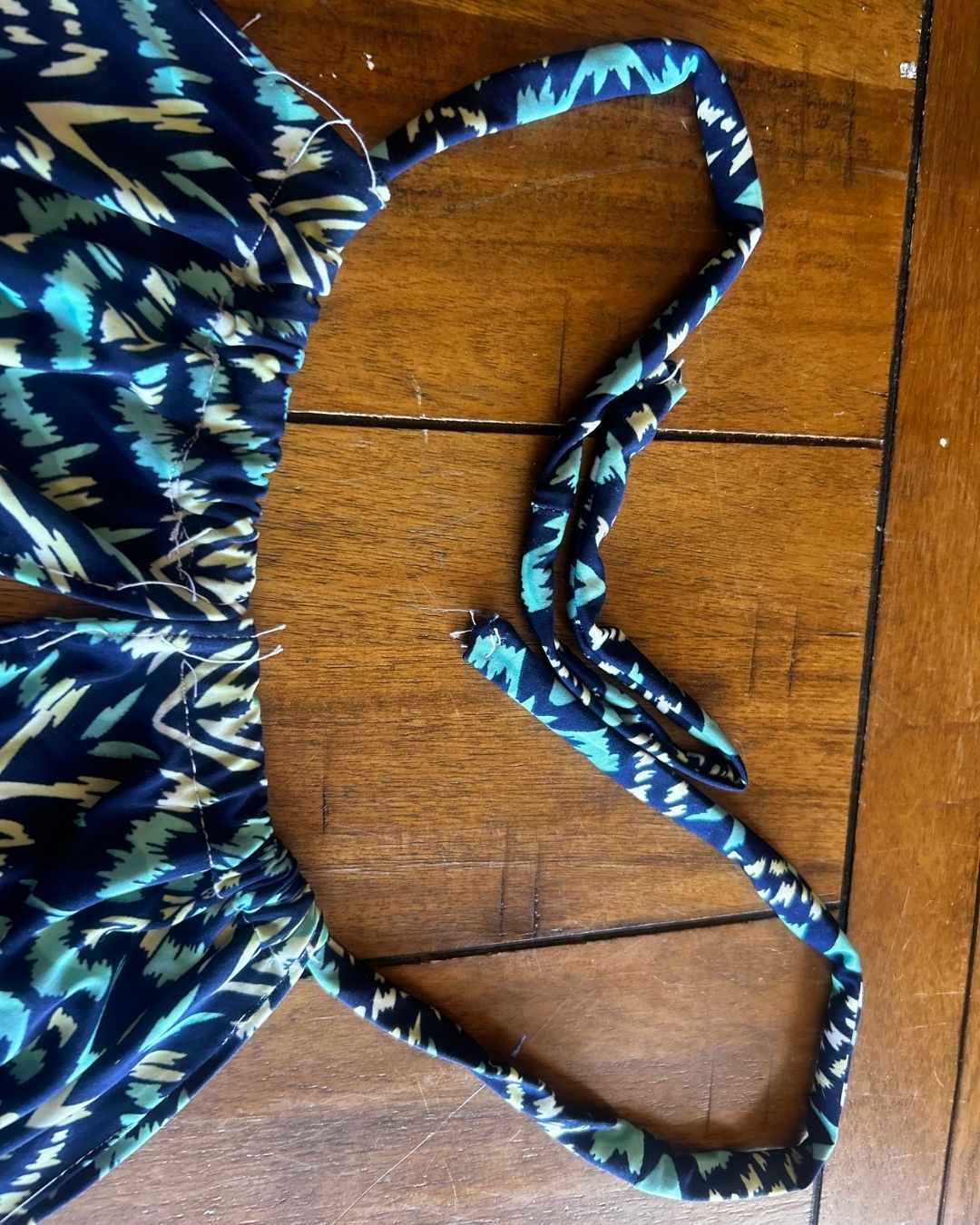 Midnight Mirage Two-Piece Set – One-of-a-Kind Handmade Halter Top & Shorts Set