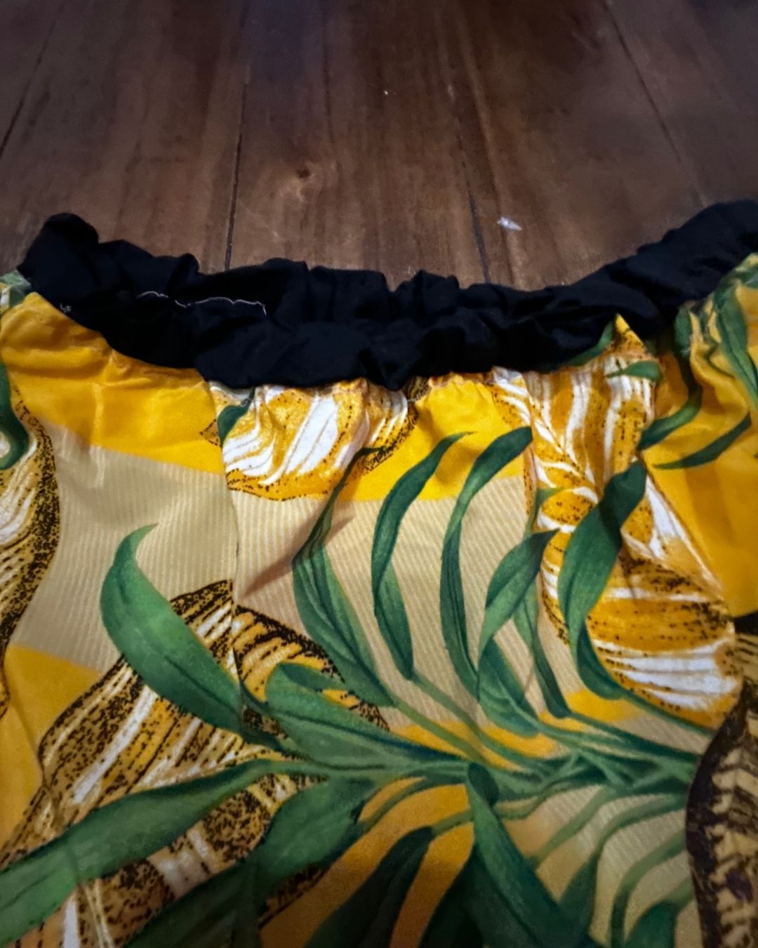 Upcycled Tropical Bandeau and Skirt Set by The Modern Alien, photo 11
