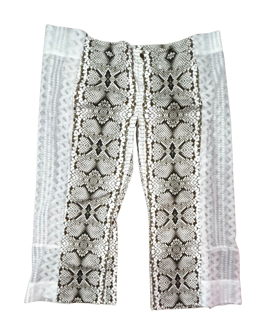 Upcycled Snake Print Flare Pants by The Modern Alien, photo 2