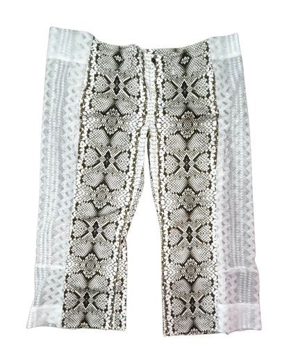 Upcycled Snake Print Flare Pants by The Modern Alien, photo 2