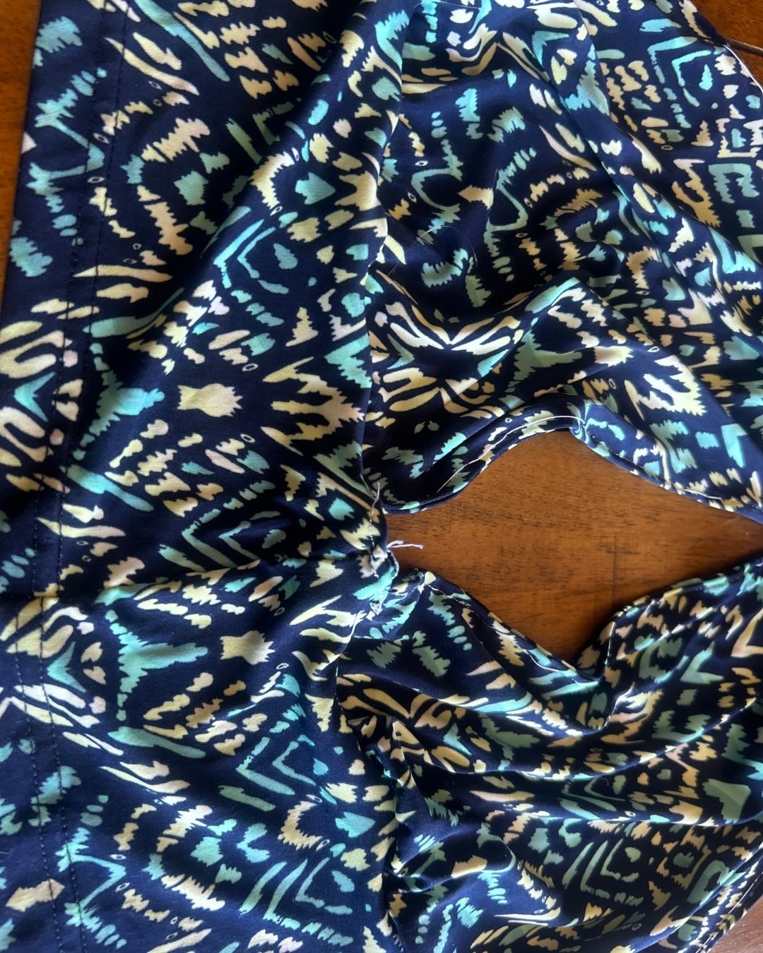Midnight Mirage Two-Piece Set – One-of-a-Kind Handmade Halter Top & Shorts Set