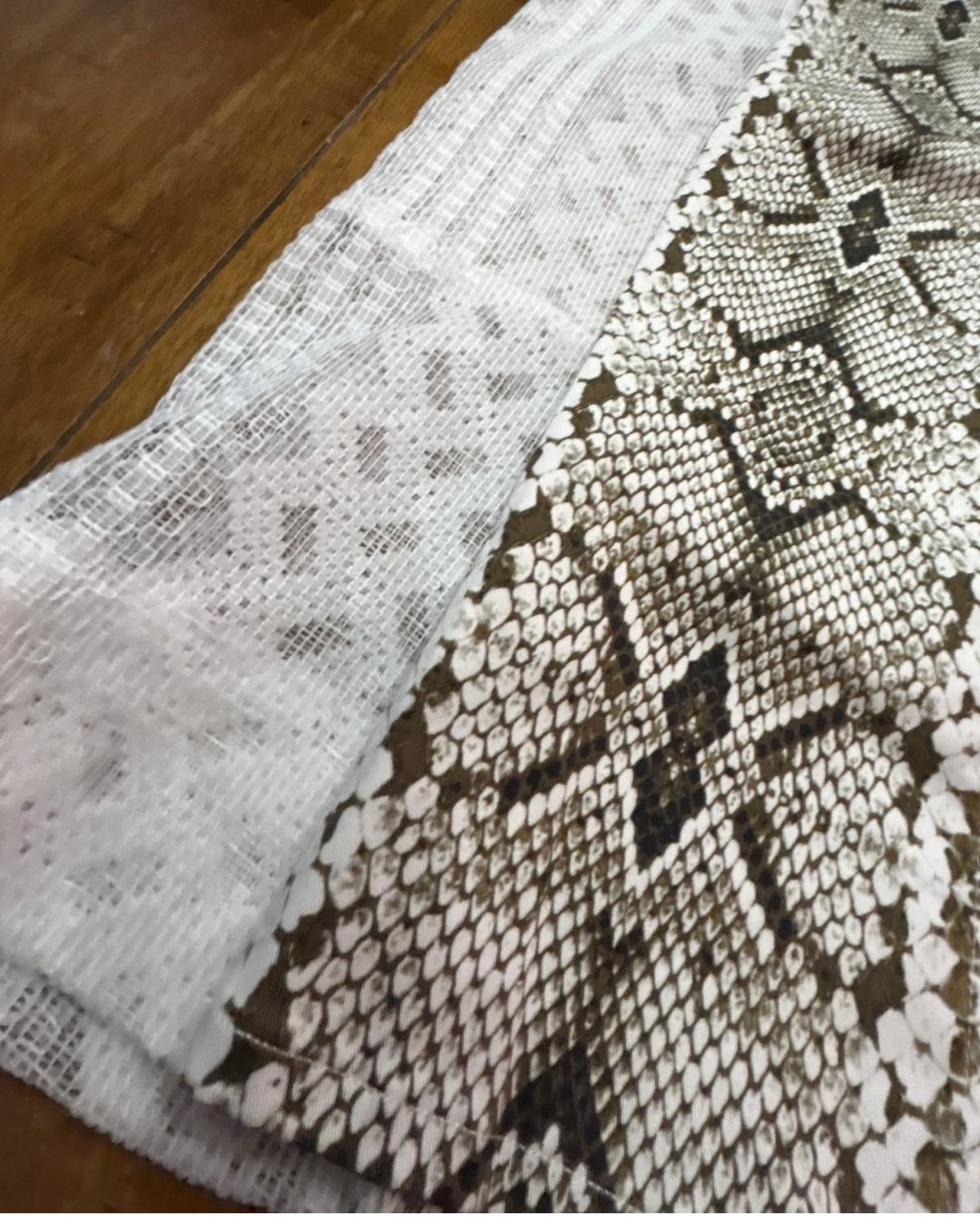 Upcycled Snake Print Flare Pants by The Modern Alien, photo 4