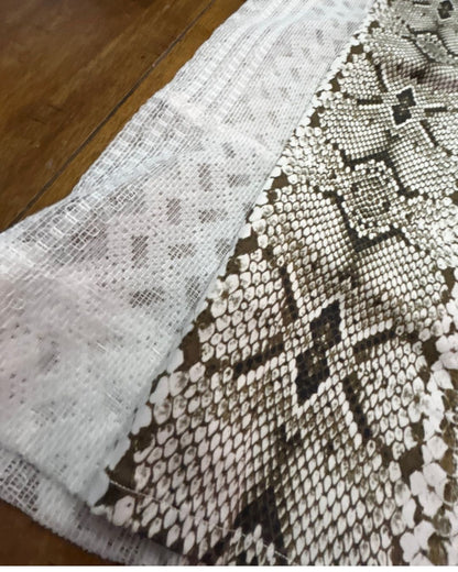 Upcycled Snake Print Flare Pants by The Modern Alien, photo 4