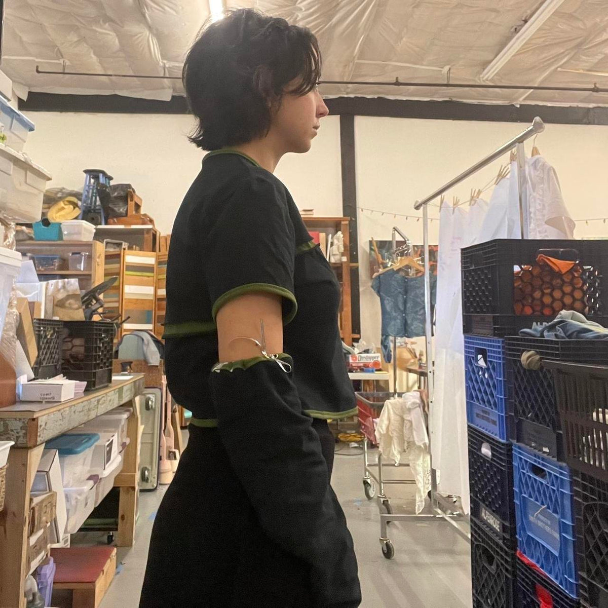 Baby Tee with Matching Sleeves