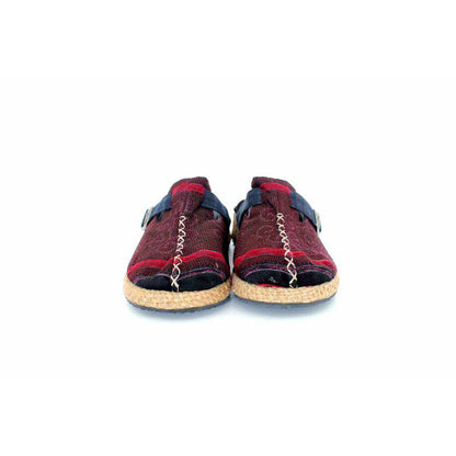 Vintage Hmong Textile Boho Upcycled Slip On Shoes - Thailand