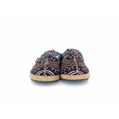 Vintage Hmong Textile Boho Upcycled Slip On Shoes - Thailand