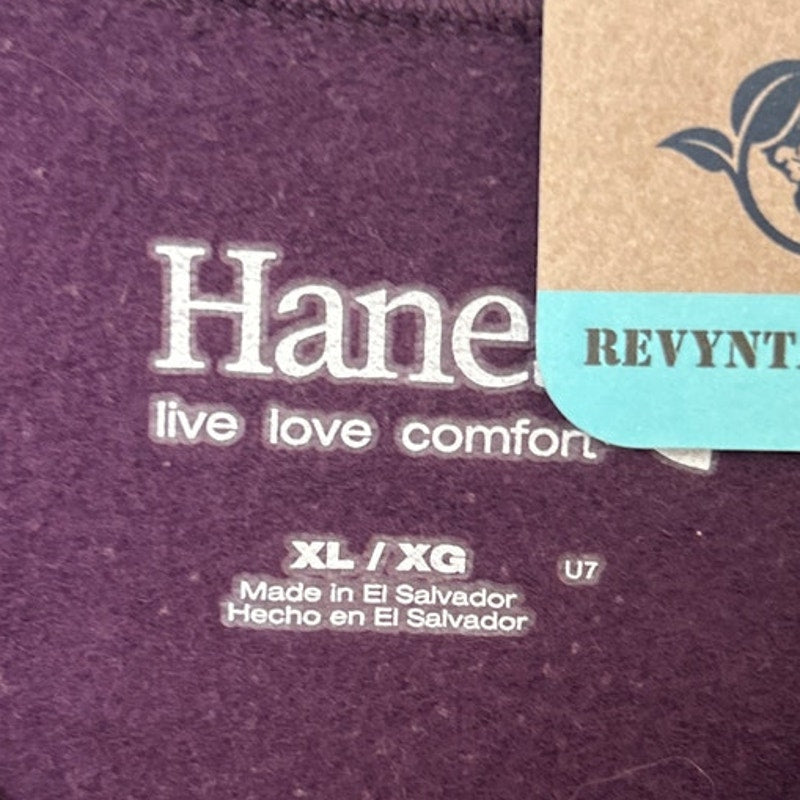 Woodland Owl Hand Printed Purple Sweatshirt by Revyntage, photo 4