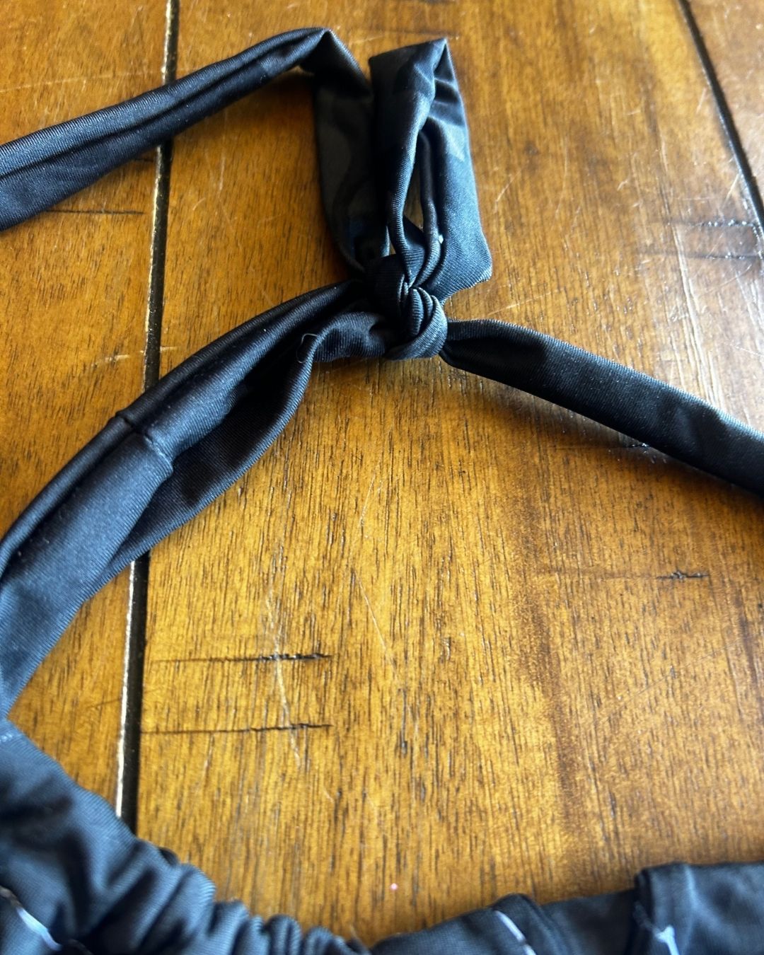 Upcycled DRSKN Halter Crop Top – Reworked Activewear, Handmade & One-of-a-Kind