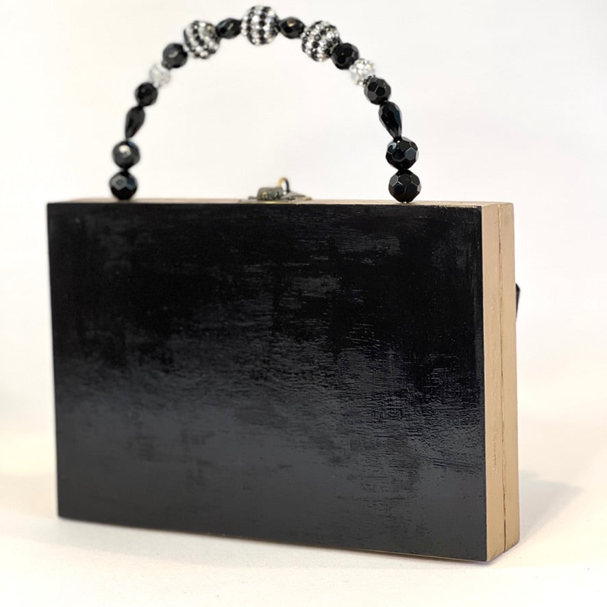 Black Bow Evening Bag