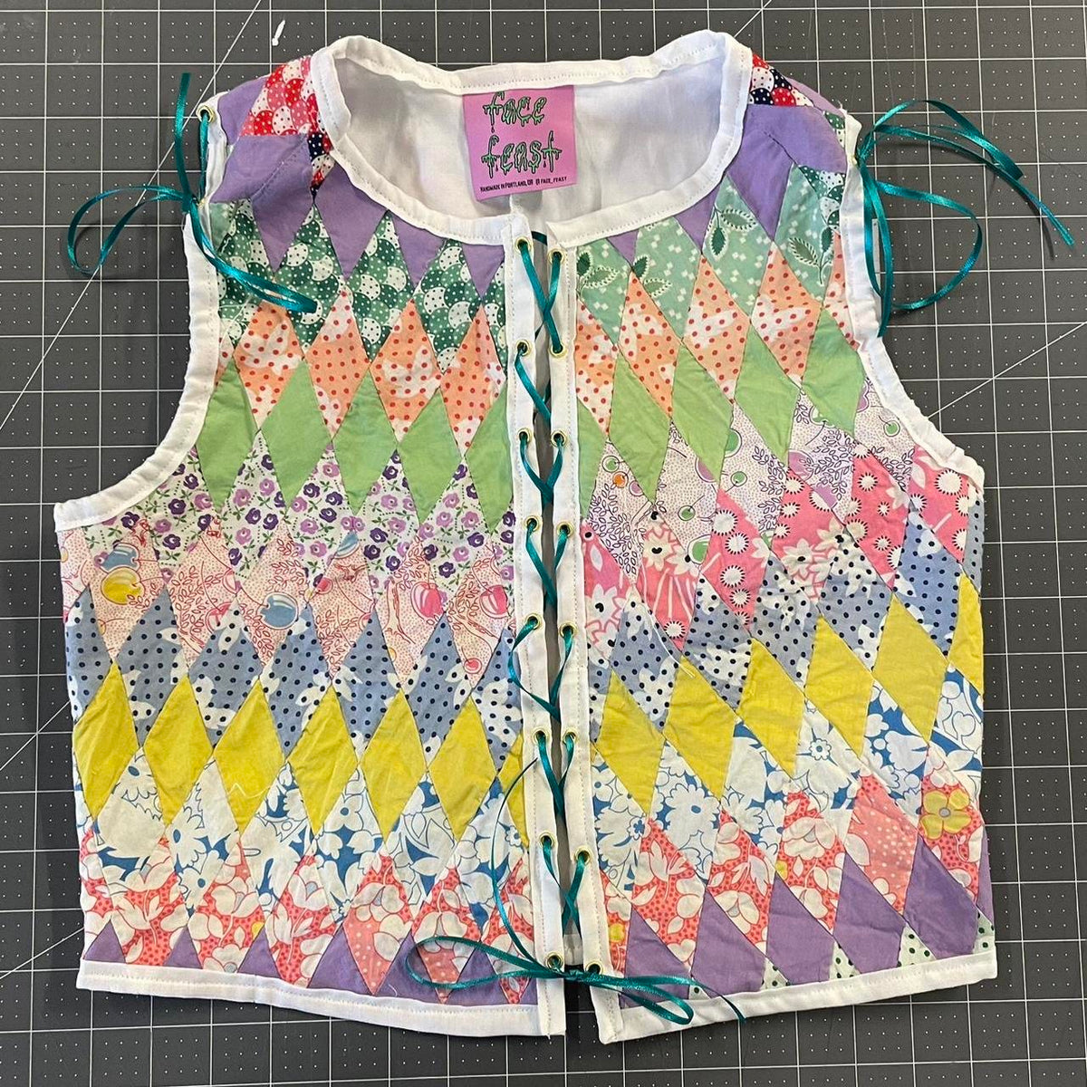 Quilt Corset Vest
