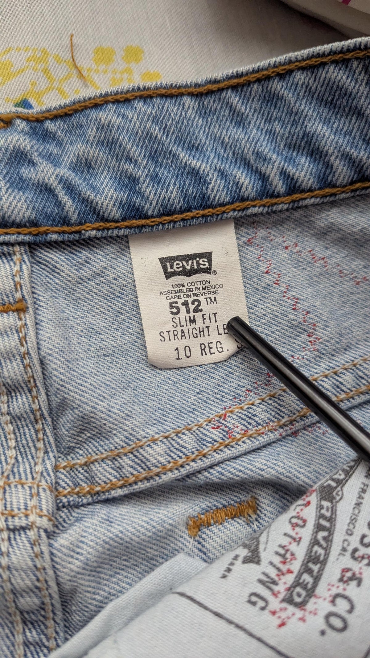 Patchwork Star Jeans- Light Wash Levi's with Handmade Star Patches