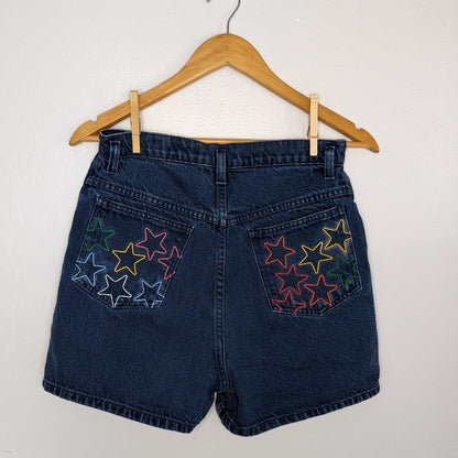 Rainbow Star Pocket Shorts