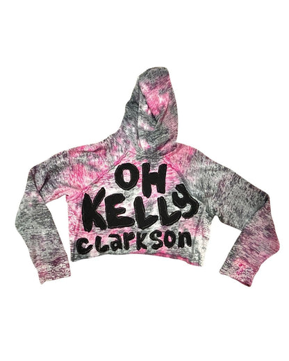 That's What She Said Painted Crop Hoodie by The Modern Alien, photo 2
