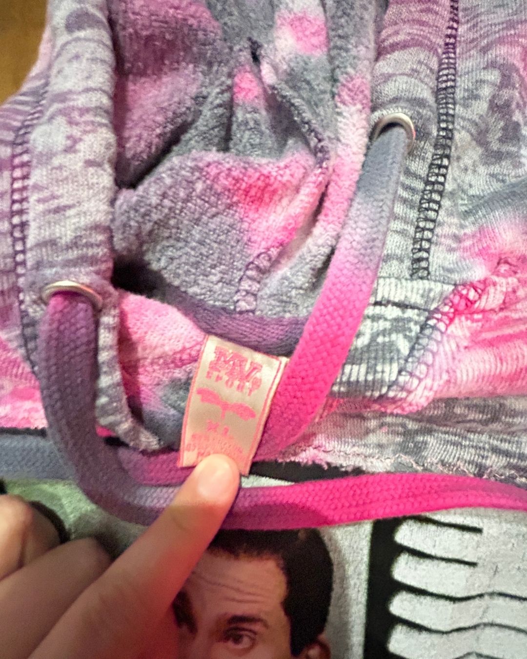 That's What She Said Painted Crop Hoodie by The Modern Alien, photo 6