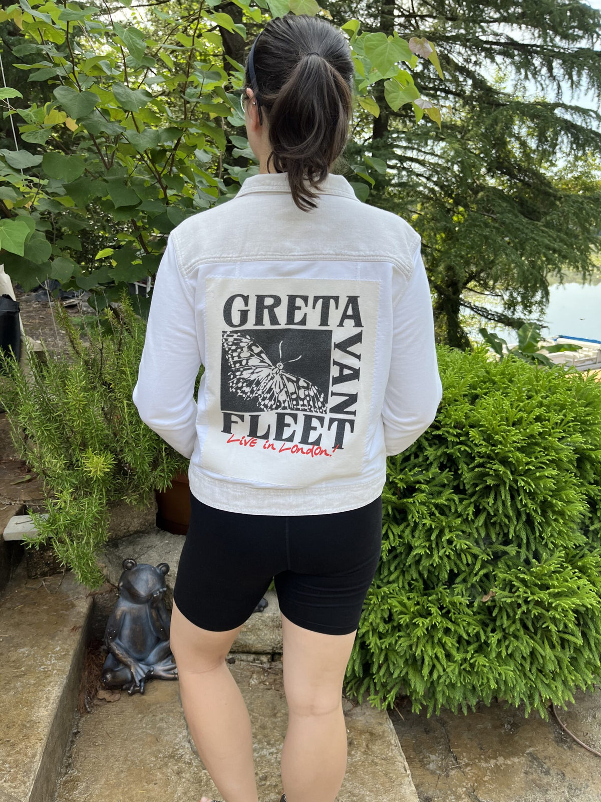 Greta fleet denim jacket.