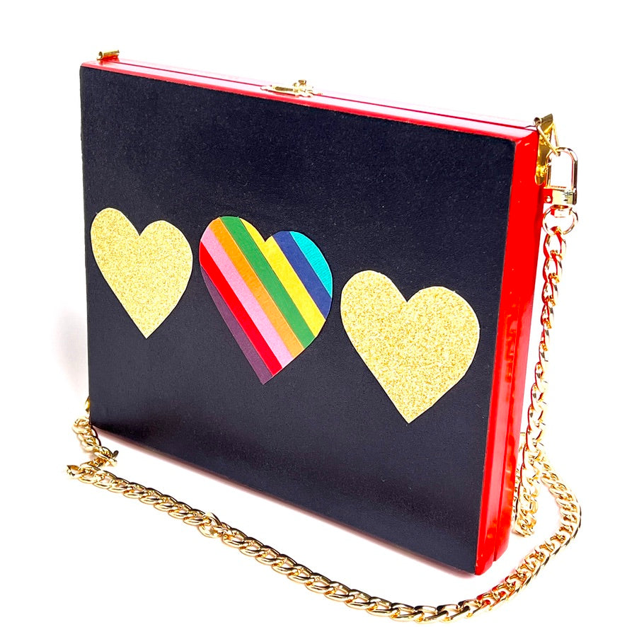 Pride Rainbow Hearts Purse