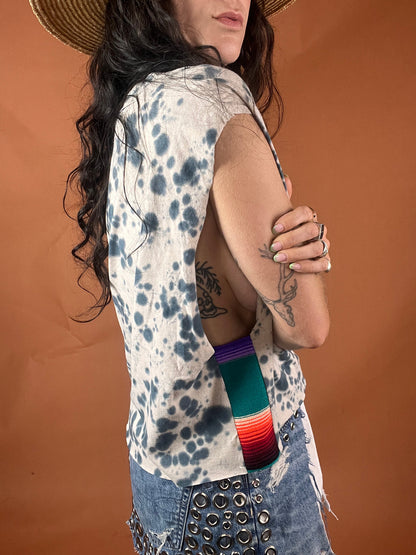 ACDC Serape Stripe Crop Tank Top
