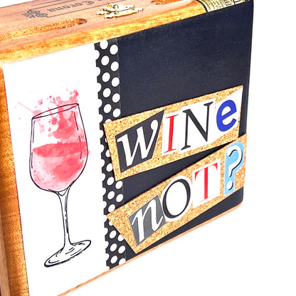 Wine Theme Cigar Box Purse