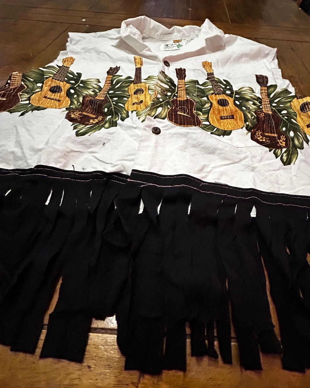 Island Strings Fringe Crop Top