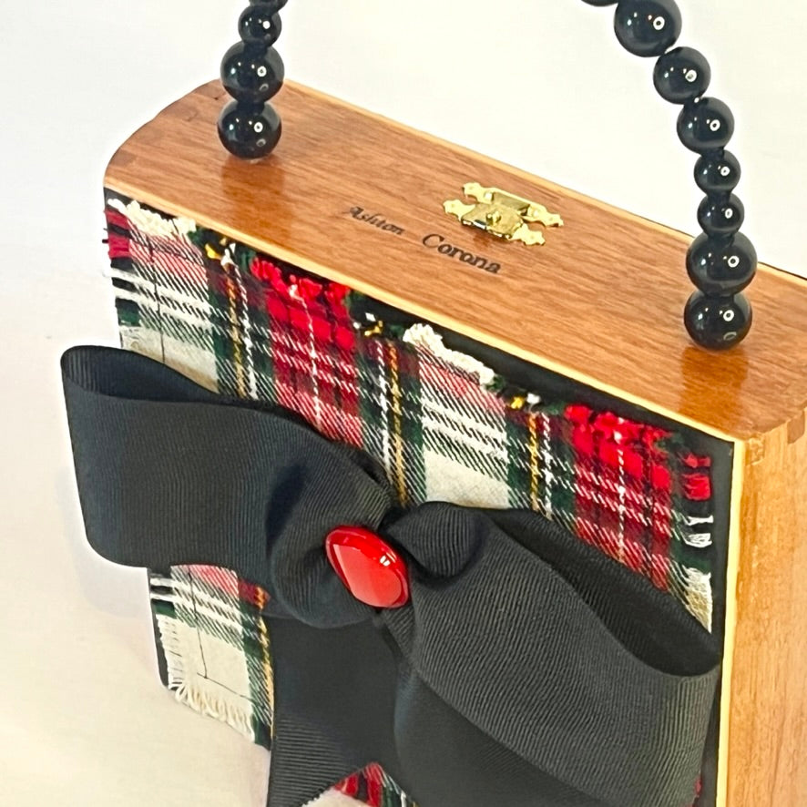 Tartan Plaid Bow Handbag