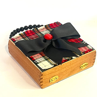 Tartan Plaid Bow Handbag