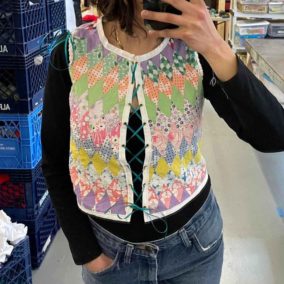 Quilt Corset Vest