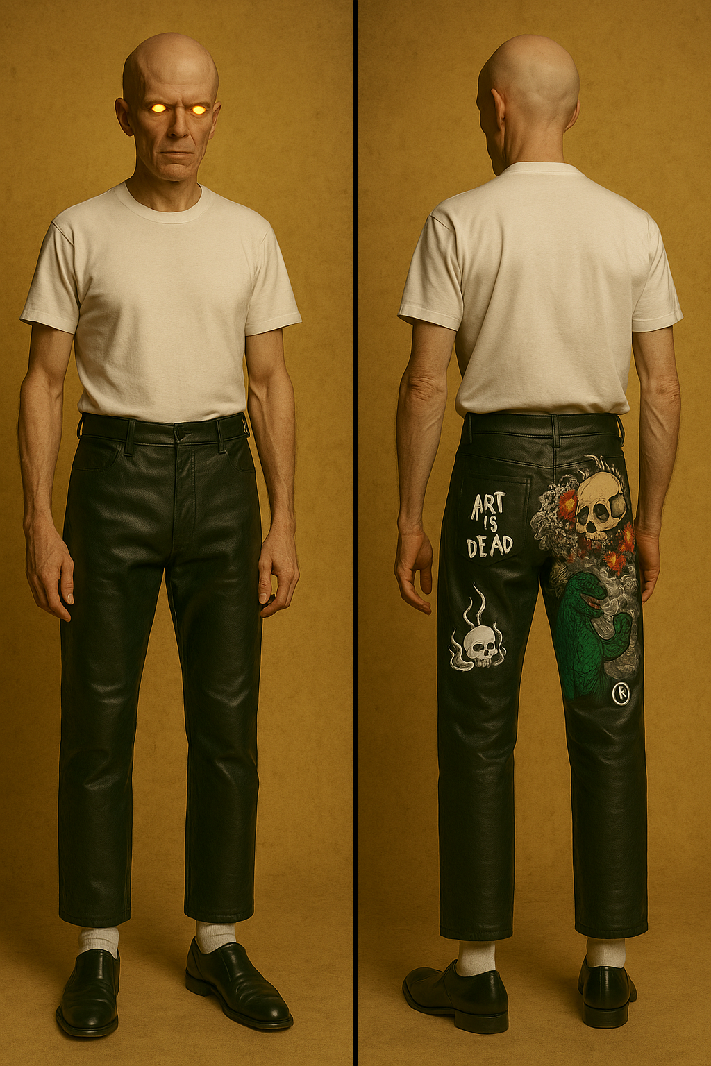 Ez Ryder cropped biker pants