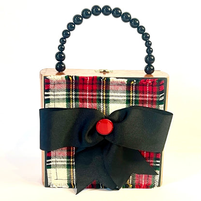 Tartan Plaid Bow Handbag