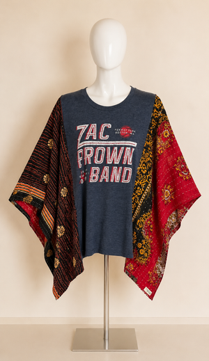 Zac Brown Handmade Boho Poncho Top