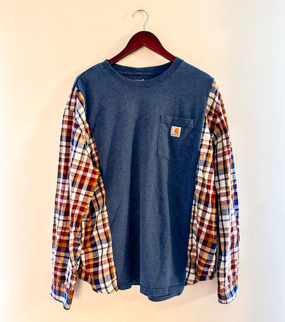 Carhartt flannel long sleeve tee.