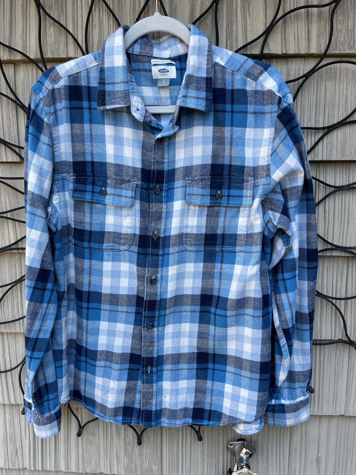Pink Floyd Blue Flannel Long Sleeve Shirt