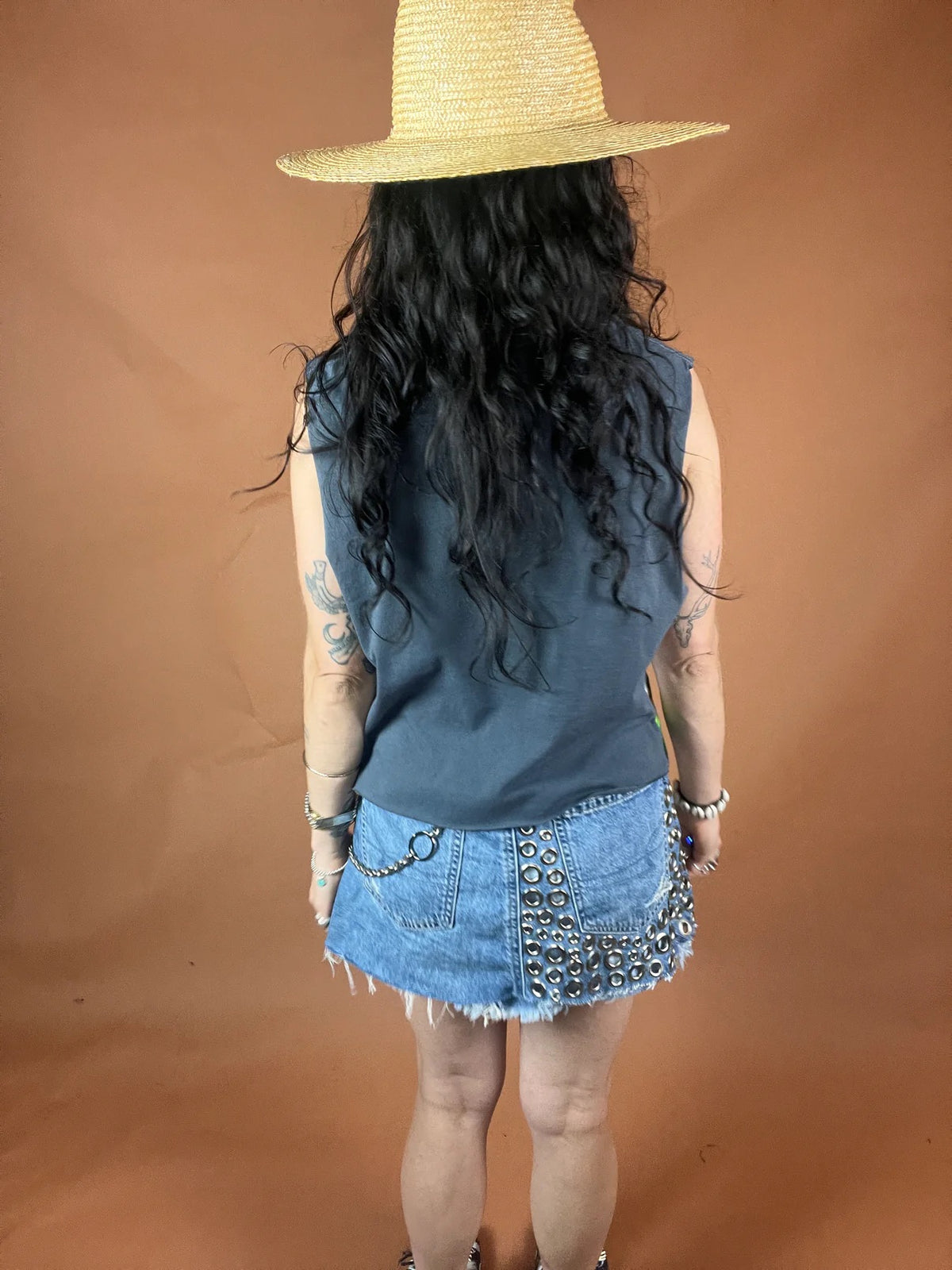 KISS Serape Stripe Crop Tank Top