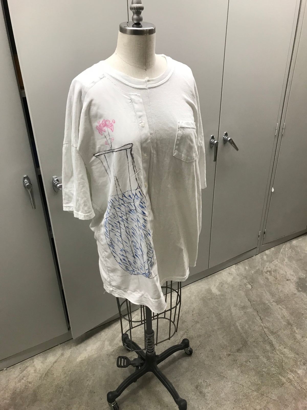 Before Our Date Button Up Panel Tee by W/Love, photo 5