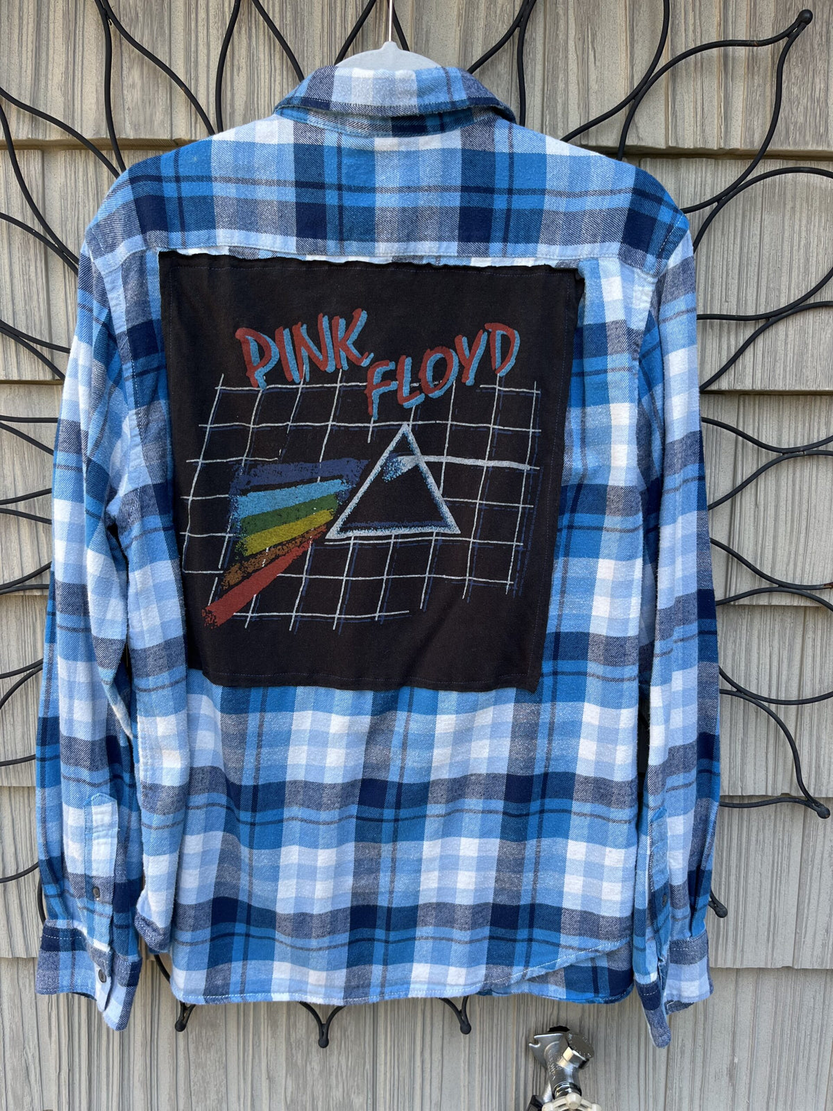 Pink Floyd Blue Flannel Long Sleeve Shirt
