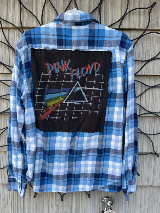 Pink Floyd Blue Flannel Long Sleeve Shirt