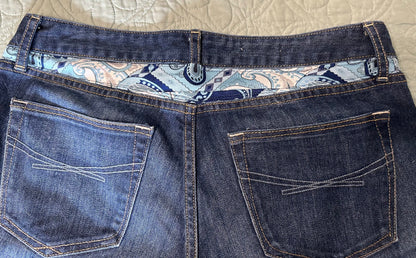 Vintage Gap jeans - bell bottoms made from vintage paisley tie