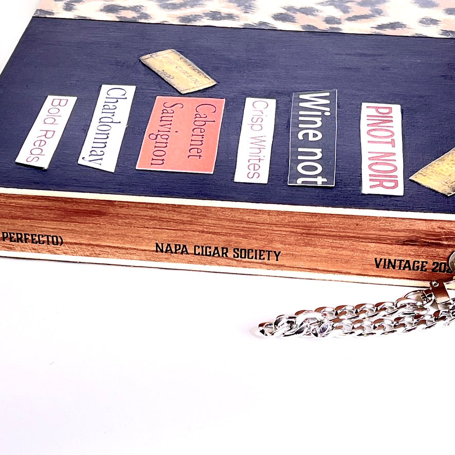 Napa Wine Cigar Box Purse
