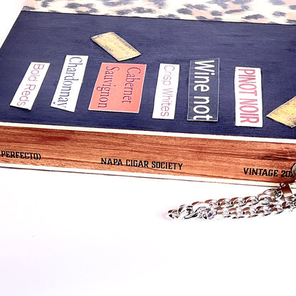 Napa Wine Cigar Box Purse