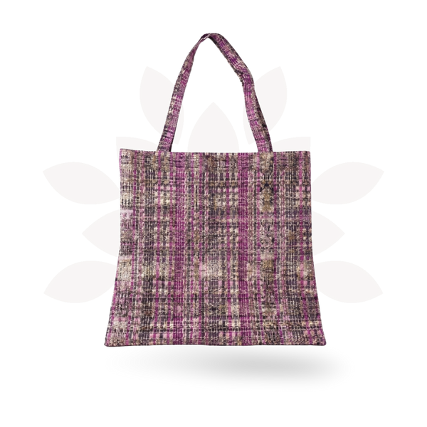Upcycled Mayan Corte Tote Bag, Handmade Market Bag from Guatemala