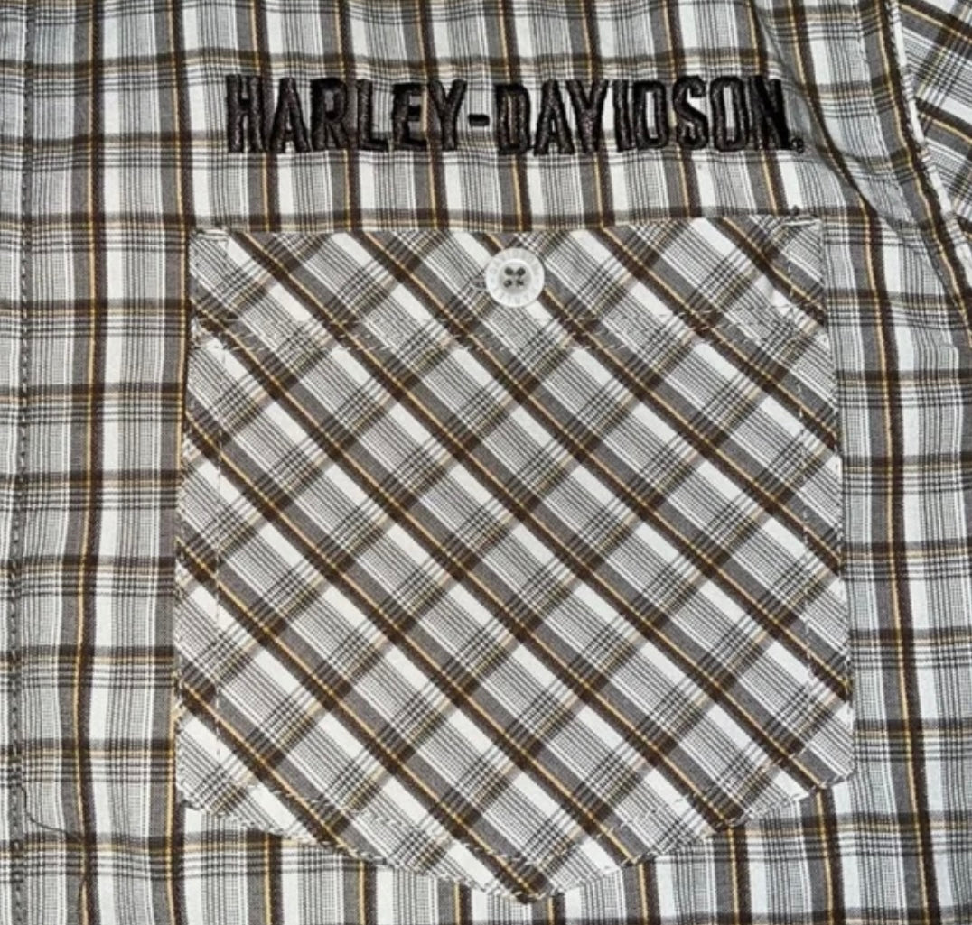 a close up of a shirt with a name on it.