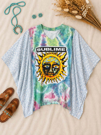 Sublime Handmade Boho Poncho Top