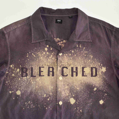 a shirt with the word bleached on it.