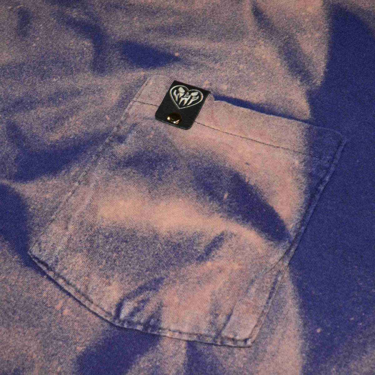 a close up of a pocket on a shirt.