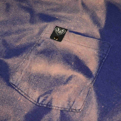 a close up of a pocket on a shirt.
