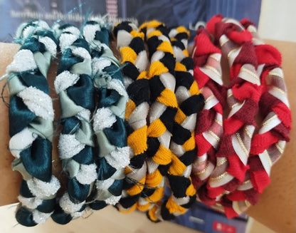 Slytherin Three-Braid Bracelet