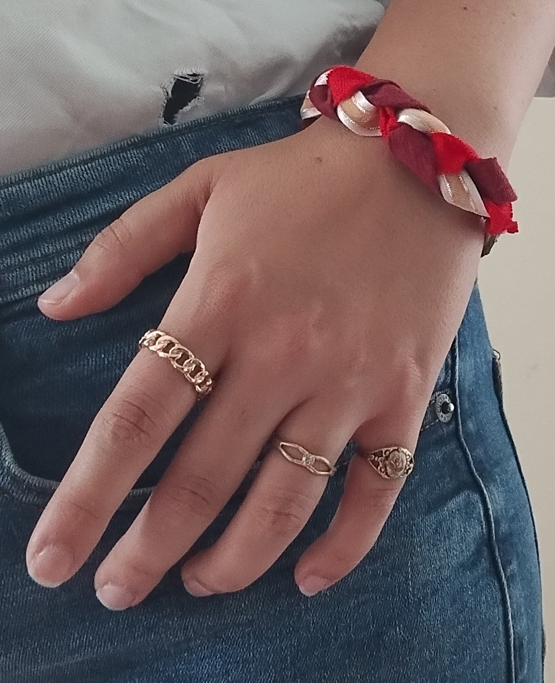 Gryffindor Braided Bracelet
