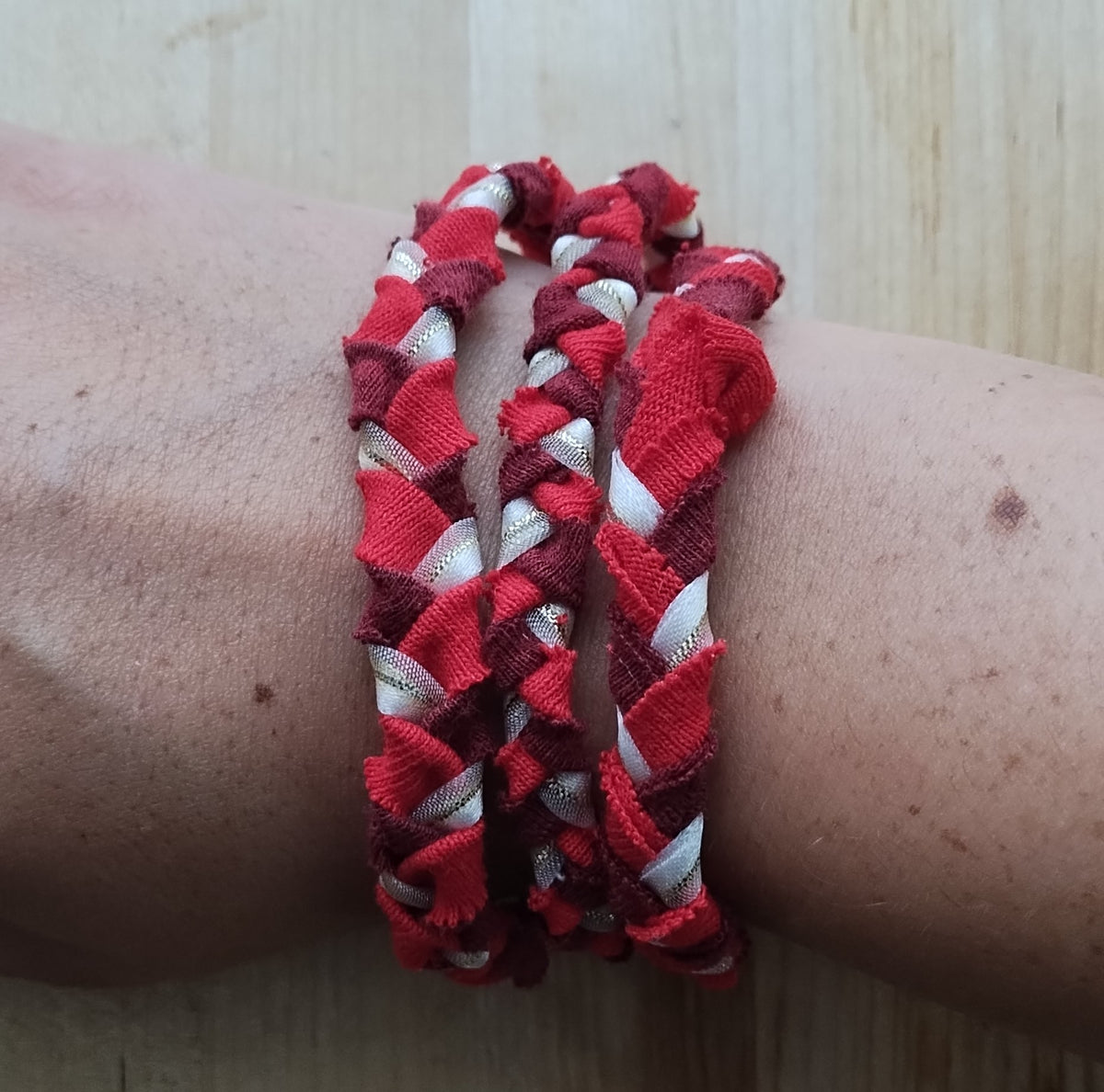 Gryffindor Three-Braid Bracelet