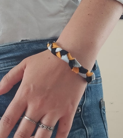Hufflepuff Braided Bracelet